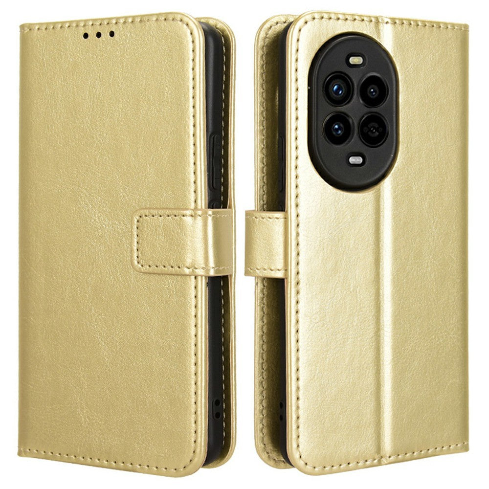 Huawei Nova 13 Pro 5G-skal Crazy Horse Texture PU-läder plånboksfodral
