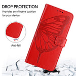 For Xiaomi Redmi Note 14 Pro+ 5G / Note 14 Pro 5G / Poco X7 5G Wallet Case with Wrist Strap Butterfly Imprint Leather Phone Cover