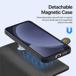 DUX DUCIS For Samsung Galaxy S25+ Case  Lawa Series Detachable Magnetic Cowhide Leather Cover Zipper Wallet