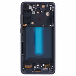 Til Samsung Galaxy S21 FE 5G G990 Grade C OLED skærm- og digitizer-enhed + ramme (uden logo)