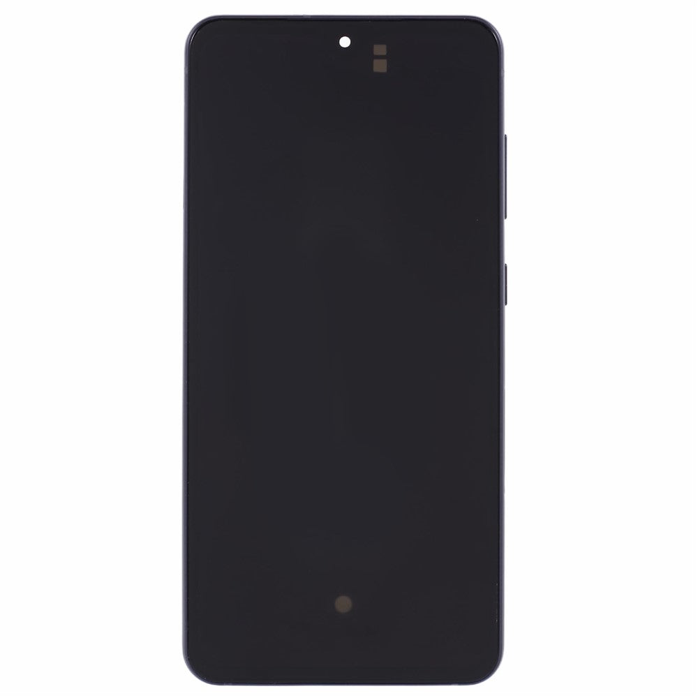 Til Samsung Galaxy S21 FE 5G G990 Grade C OLED skærm- og digitizer-enhed + ramme (uden logo)
