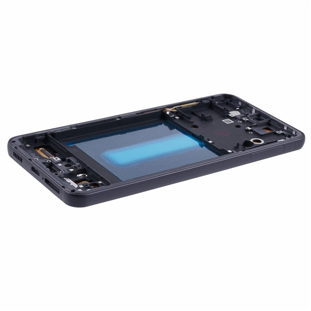 Til Samsung Galaxy S21 FE 5G G990 Grade C OLED skærm- og digitizer-enhed + ramme (uden logo)