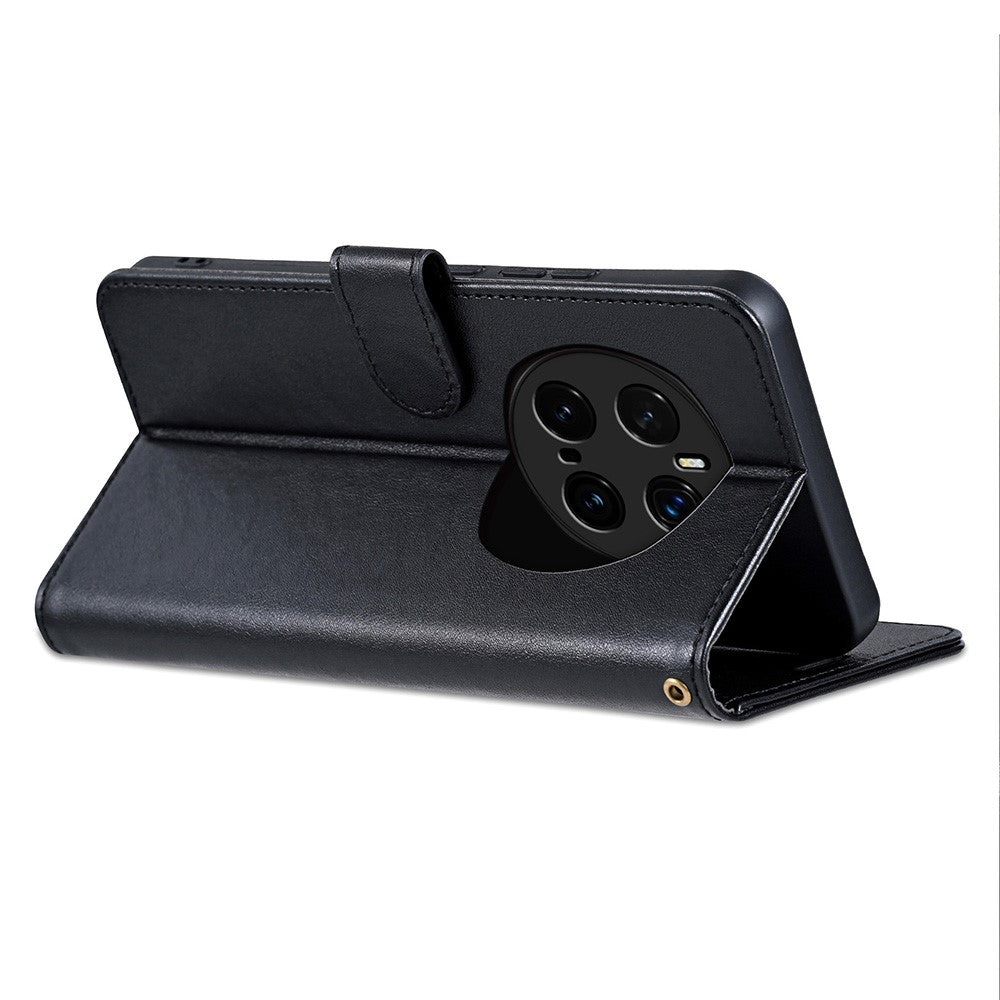 AZNS For Honor Magic7 Pro 5G Case Anti-Scratch PU Leather Stand Wallet Phone Cover