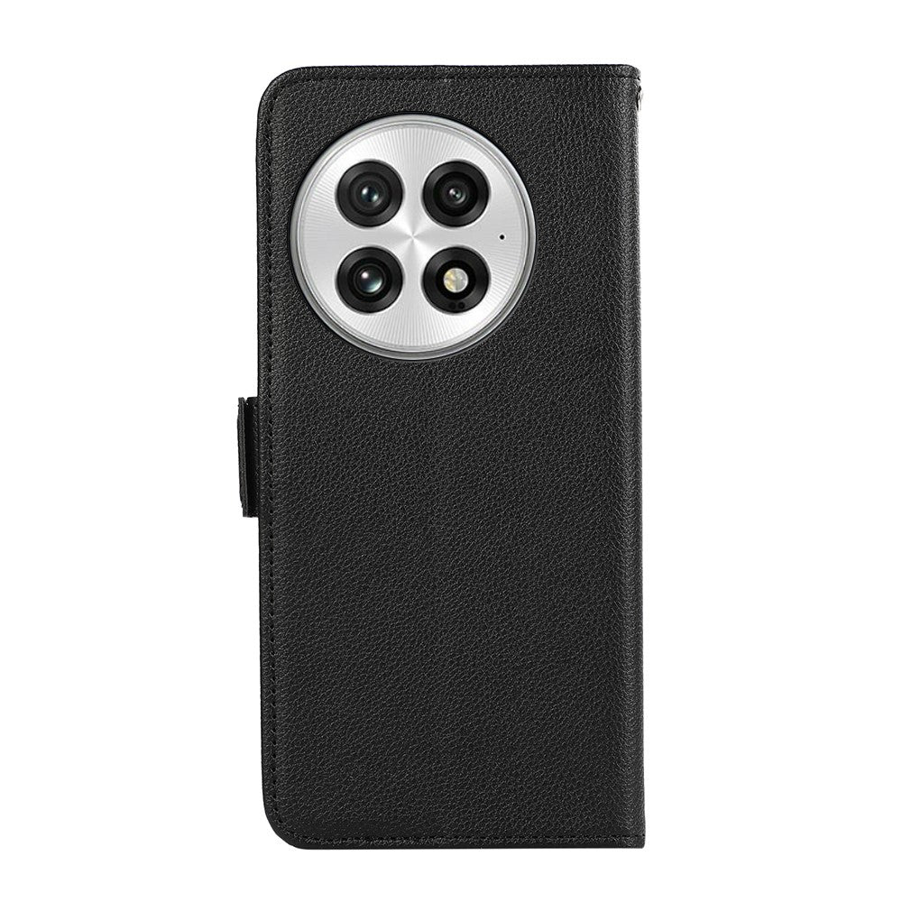 ABEEL For OnePlus 13 Case Litchi Texture Leather RFID Blocking Phone Cover