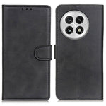 For OnePlus 13 Stand Wallet Case Cowhide Texture Leather Phone Cover