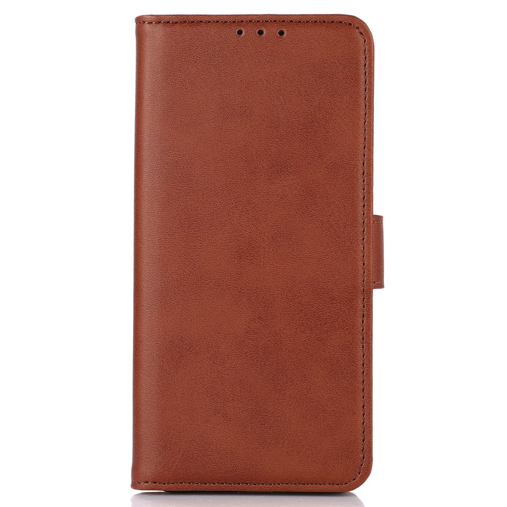 For OnePlus 13 Case Cowhide Texture Leather Wallet Phone Cover with Stand