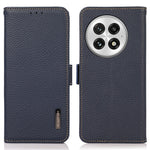 KHAZNEH For OnePlus 13 Phone Case Genuine Cow Leather Cover RFID Blocking