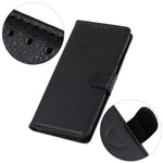 For Samsung Galaxy A36 5G Wallet Case PU Leather Phone Cover Litchi Texture