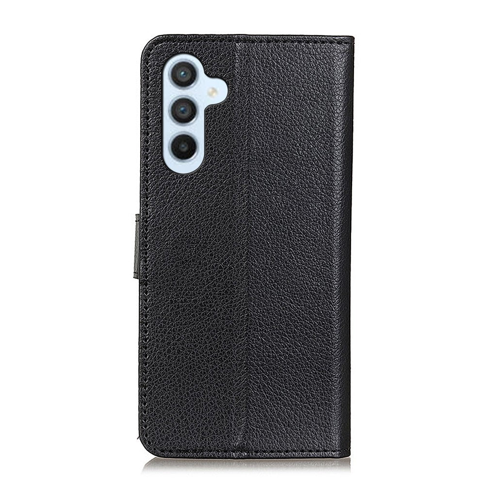For Samsung Galaxy A36 5G Wallet Case PU Leather Phone Cover Litchi Texture