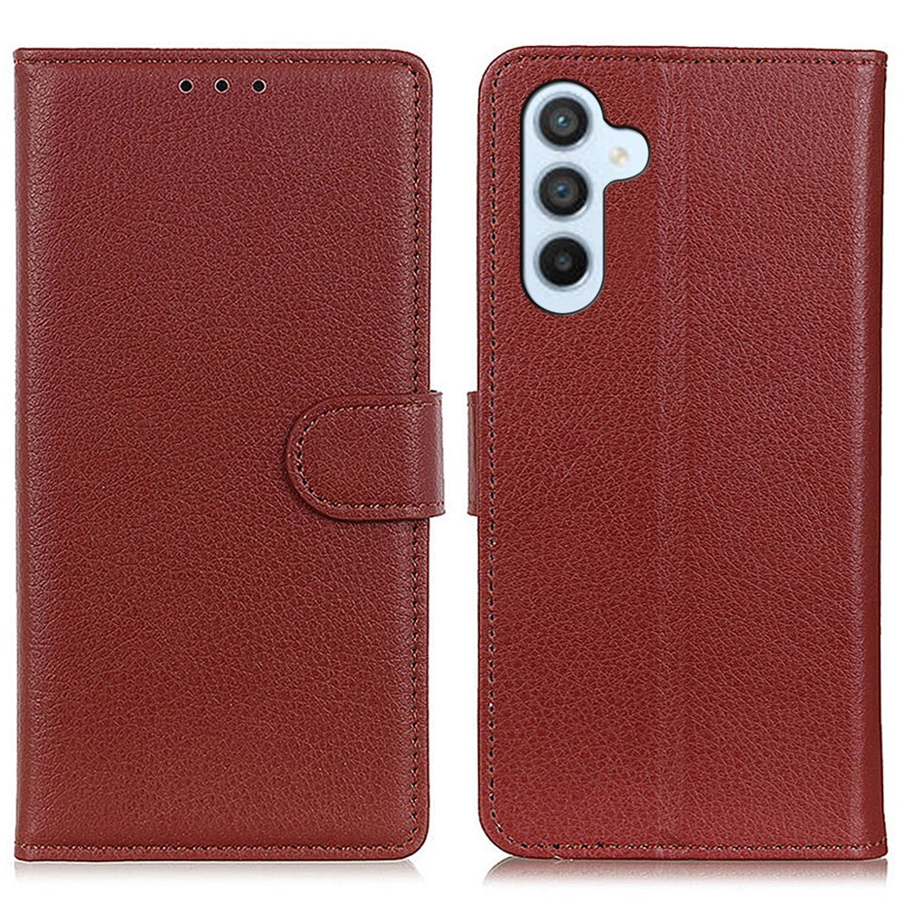 For Samsung Galaxy A36 5G Wallet Case PU Leather Phone Cover Litchi Texture