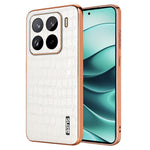 AZNS For Xiaomi 15 Pro Case Electroplating Crocodile Texture PU+TPU Phone Cover