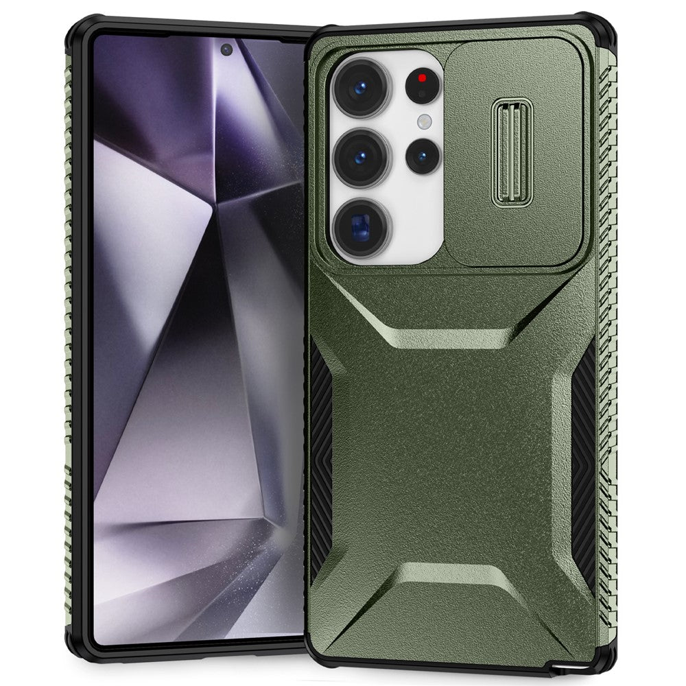 For Samsung Galaxy S25 Ultra Case Camshield TPU+PC Phone Cover Non-Slip Side Edge