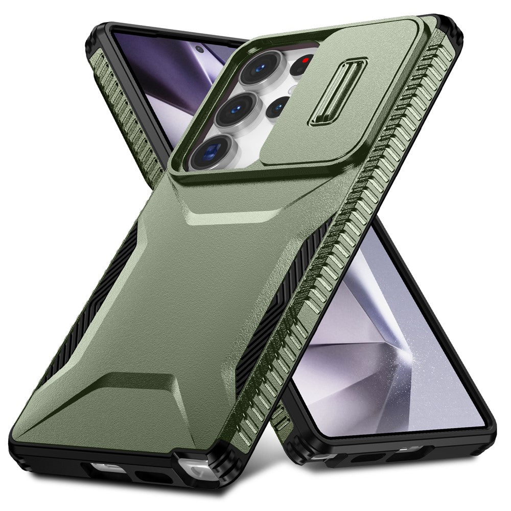 For Samsung Galaxy S25 Ultra Case Camshield TPU+PC Phone Cover Non-Slip Side Edge