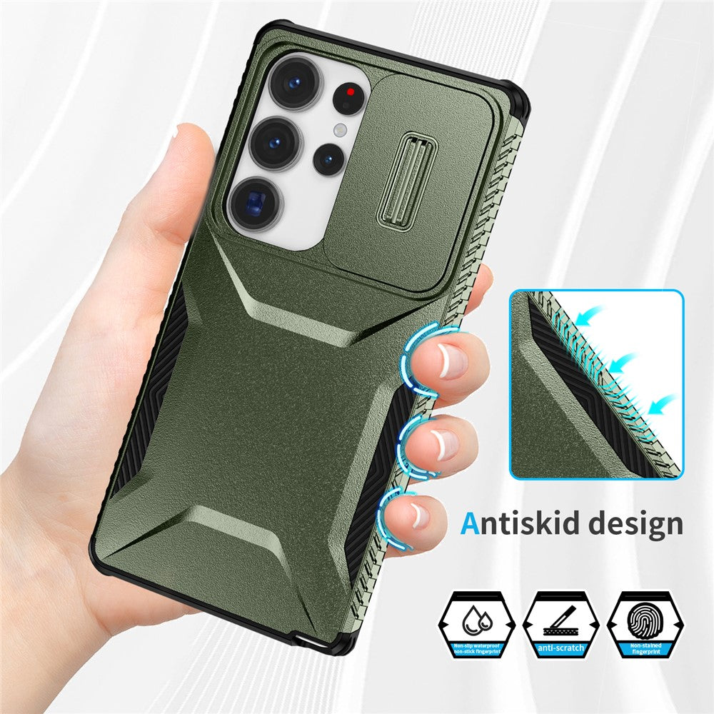 For Samsung Galaxy S25 Ultra Case Camshield TPU+PC Phone Cover Non-Slip Side Edge