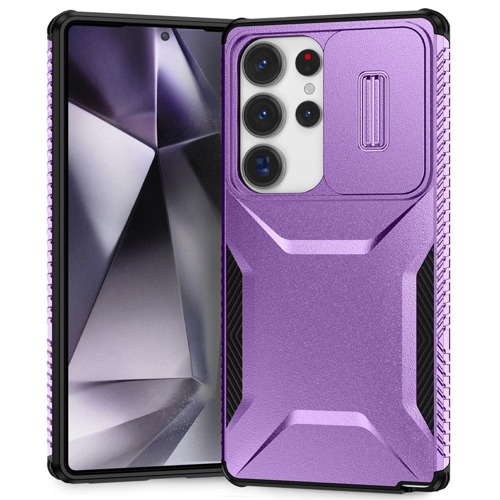 For Samsung Galaxy S25 Ultra Case Camshield TPU+PC Phone Cover Non-Slip Side Edge