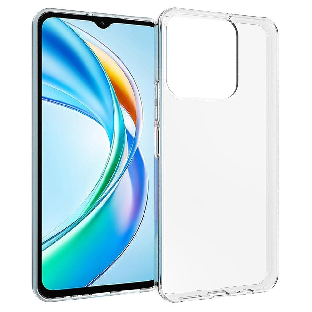 För Honor X5b Plus / X5b Genomskinligt Telefonfodral Vattenstämpel-Resistent TPU Baksideskydd