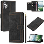 For Samsung Galaxy A13 4G / 5G Case Tulip Leather Phone Cover with 5 Card Slots Wallet