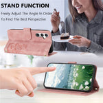 Til Samsung Galaxy A15 4G Cover Tulip Læder Telefoncover med 5 Kortpladser Pung