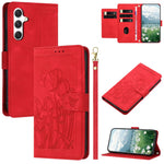 Til Samsung Galaxy A15 4G Cover Tulip Læder Telefoncover med 5 Kortpladser Pung