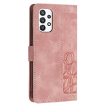 For Samsung Galaxy A33 5G Case Tulip Leather Phone Cover with 5 Card Slots Wallet