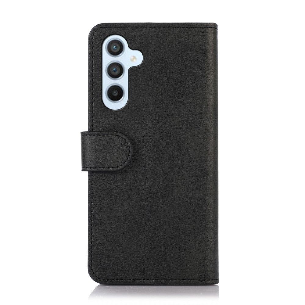 For Samsung Galaxy A36 5G Case Cowhide Texture Leather Wallet Phone Cover with Stand