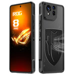 For Asus ROG Phone 8 Pro 5G / Phone 8 5G Shield Heat Dissipation Phone Case Liquid Silicone+PC Back Cover