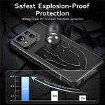 For Asus ROG Phone 8 Pro 5G / Phone 8 5G Shield Heat Dissipation Phone Case Liquid Silicone+PC Back Cover