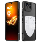 For Asus ROG Phone 8 Pro 5G / Phone 8 5G Shield Heat Dissipation Phone Case Liquid Silicone+PC Back Cover
