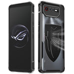For Asus ROG Phone 7 5G / Phone 6 5G Shield Heat Dissipation Phone Case Liquid Silicone+PC Back Cover