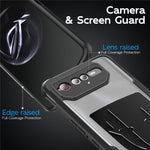 For Asus ROG Phone 7 5G / Phone 6 5G Shield Heat Dissipation Phone Case Liquid Silicone+PC Back Cover