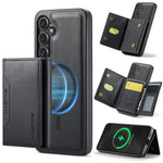 MAGGING K2-serien för Samsung Galaxy S24+ magnetiskt skal PC+TPU+PU mobilskal