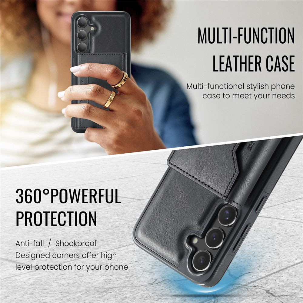 MAGGING K2-serien för Samsung Galaxy S24+ magnetiskt skal PC+TPU+PU mobilskal