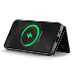MAGGING K2-serien för Samsung Galaxy S24+ magnetiskt skal PC+TPU+PU mobilskal