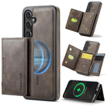 MAGGING K2-serien för Samsung Galaxy S24+ magnetiskt skal PC+TPU+PU mobilskal