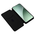 For Xiaomi 15 Case Carbon Fiber Texture Drop-Proof PU Leather Phone Cover