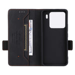 For Xiaomi 15 Pro Case Leather Wallet Flip Phone Cover with Hardware Decor