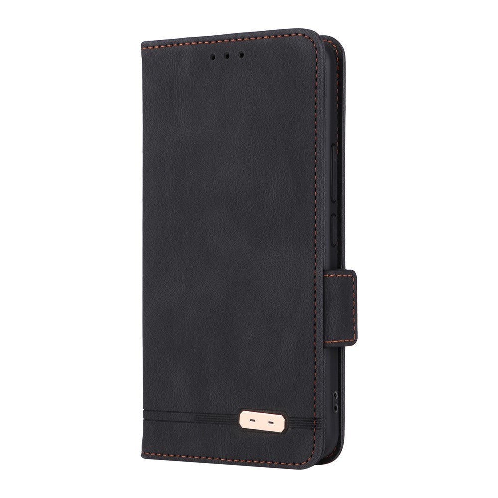 For Xiaomi 15 Pro Case Leather Wallet Flip Phone Cover with Hardware Decor