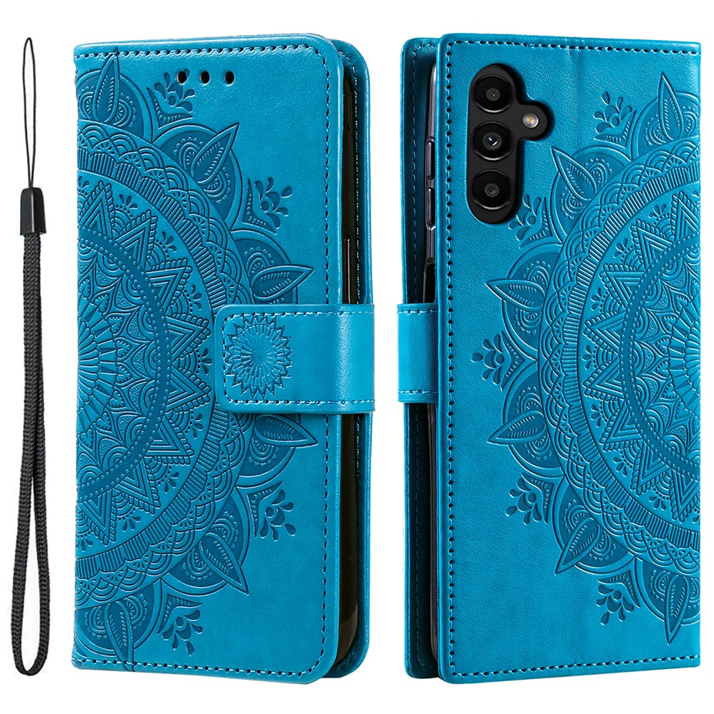For Samsung Galaxy A36 5G Case Imprinted Totem PU Leather Wallet Stand Phone Cover
