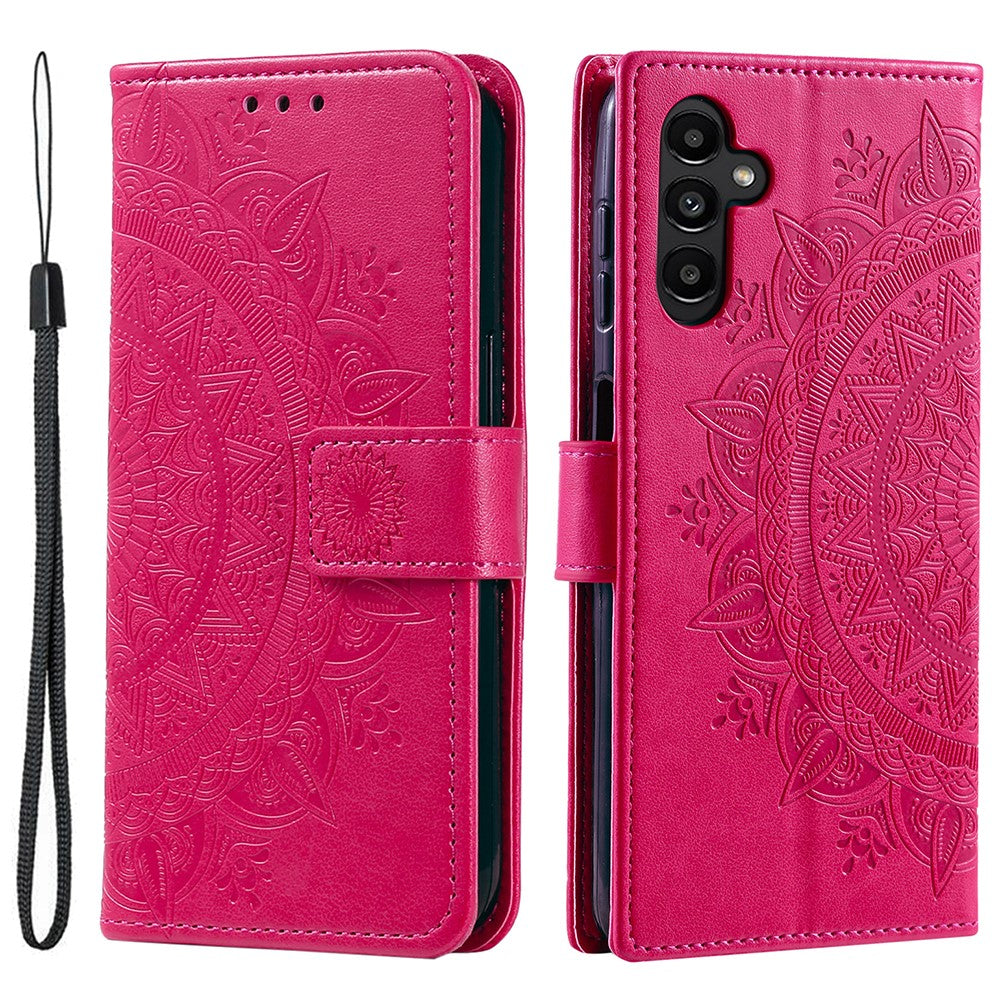 For Samsung Galaxy A36 5G Case Imprinted Totem PU Leather Wallet Stand Phone Cover