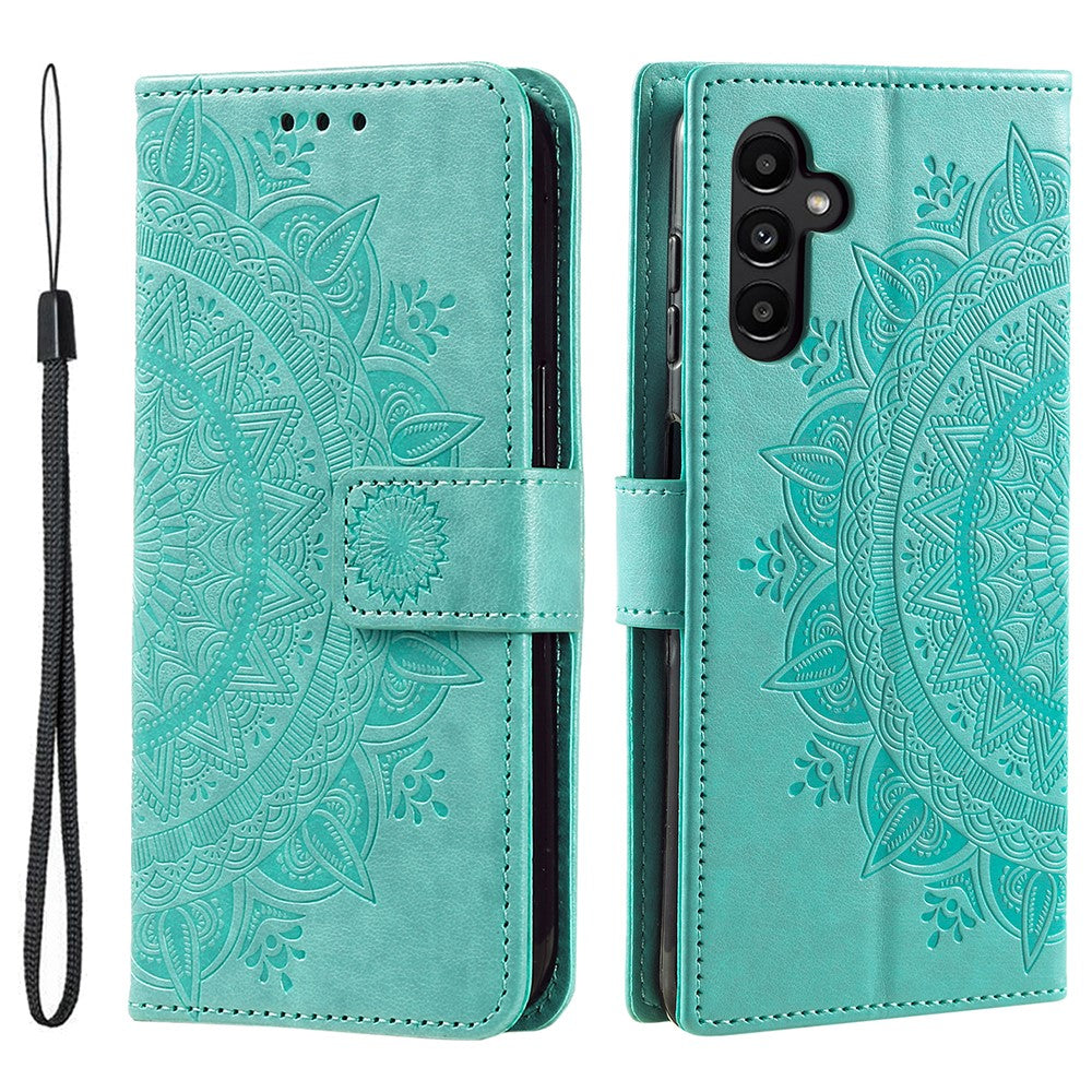 For Samsung Galaxy A36 5G Case Imprinted Totem PU Leather Wallet Stand Phone Cover