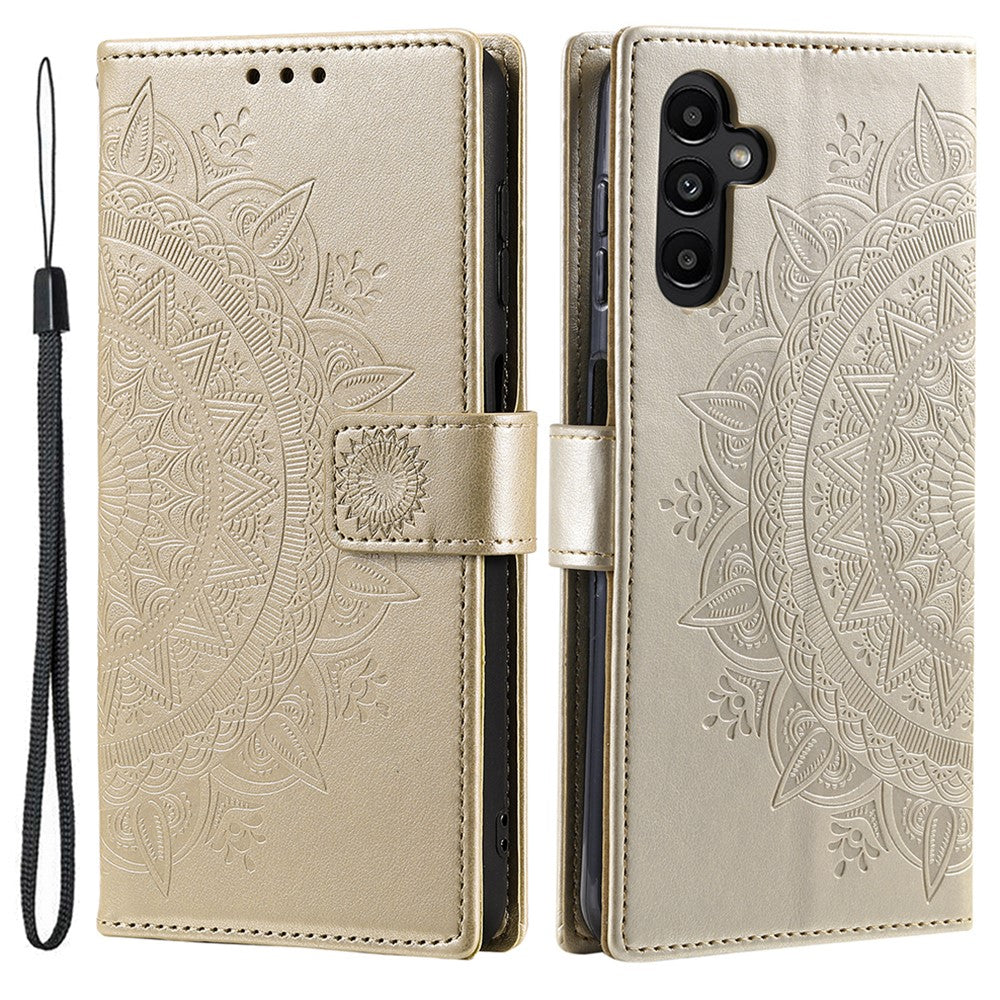 For Samsung Galaxy A36 5G Case Imprinted Totem PU Leather Wallet Stand Phone Cover