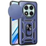 For Xiaomi Redmi Note 14 Pro 5G / Poco X7 5G Case with Slide Camera Lid PC+TPU Kickstand Phone Cover