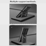For Xiaomi Redmi Note 14 Pro 5G / Poco X7 5G Case PC+TPU Kickstand Phone Back Cover with Camera Slider