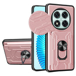 For Xiaomi Redmi Note 14 Pro 5G / Poco X7 5G Case PC+TPU Kickstand Phone Back Cover with Camera Slider