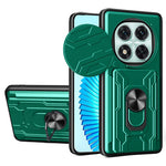 For Xiaomi Redmi Note 14 Pro 5G / Poco X7 5G Case PC+TPU Kickstand Phone Back Cover with Camera Slider