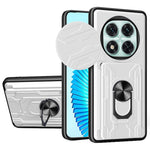 For Xiaomi Redmi Note 14 Pro 5G / Poco X7 5G Case PC+TPU Kickstand Phone Back Cover with Camera Slider