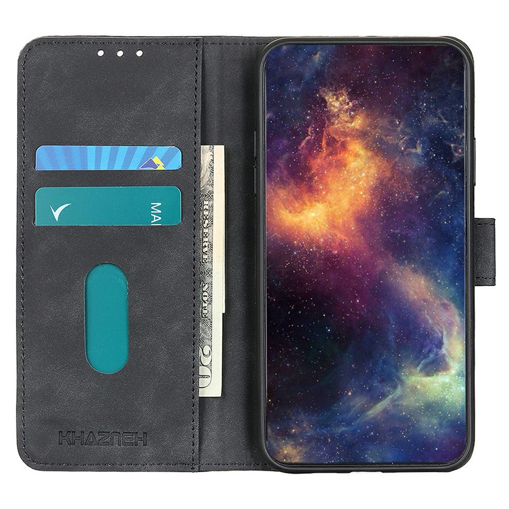 KHAZNEH For OnePlus 13 Case PU Leather Retro Texture Phone Cover