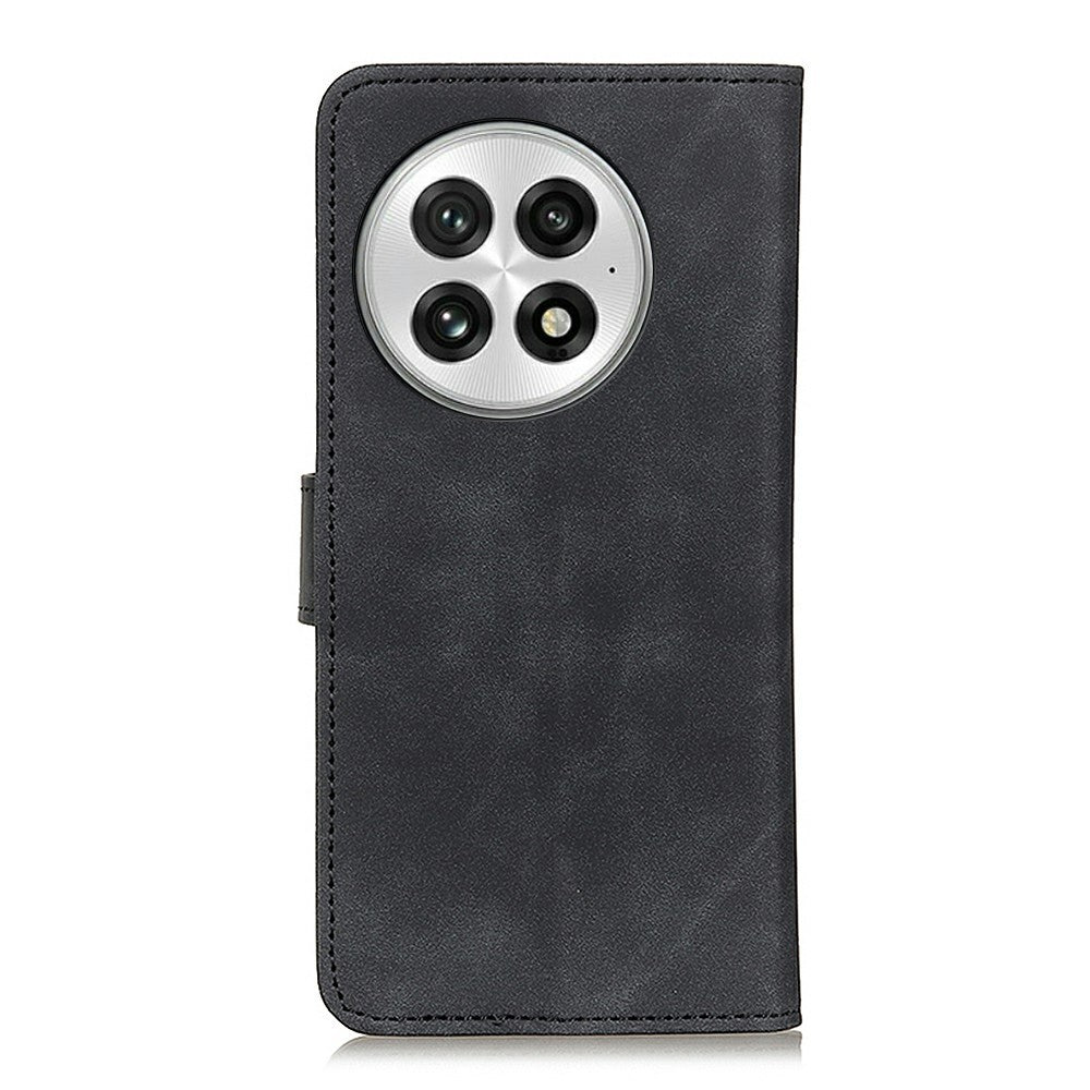 KHAZNEH For OnePlus 13 Case PU Leather Retro Texture Phone Cover