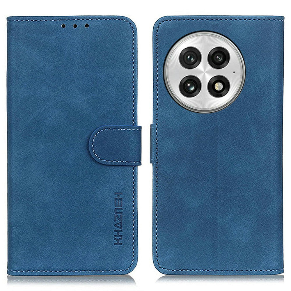 KHAZNEH For OnePlus 13 Case PU Leather Retro Texture Phone Cover