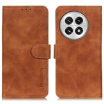 KHAZNEH For OnePlus 13 Case PU Leather Retro Texture Phone Cover